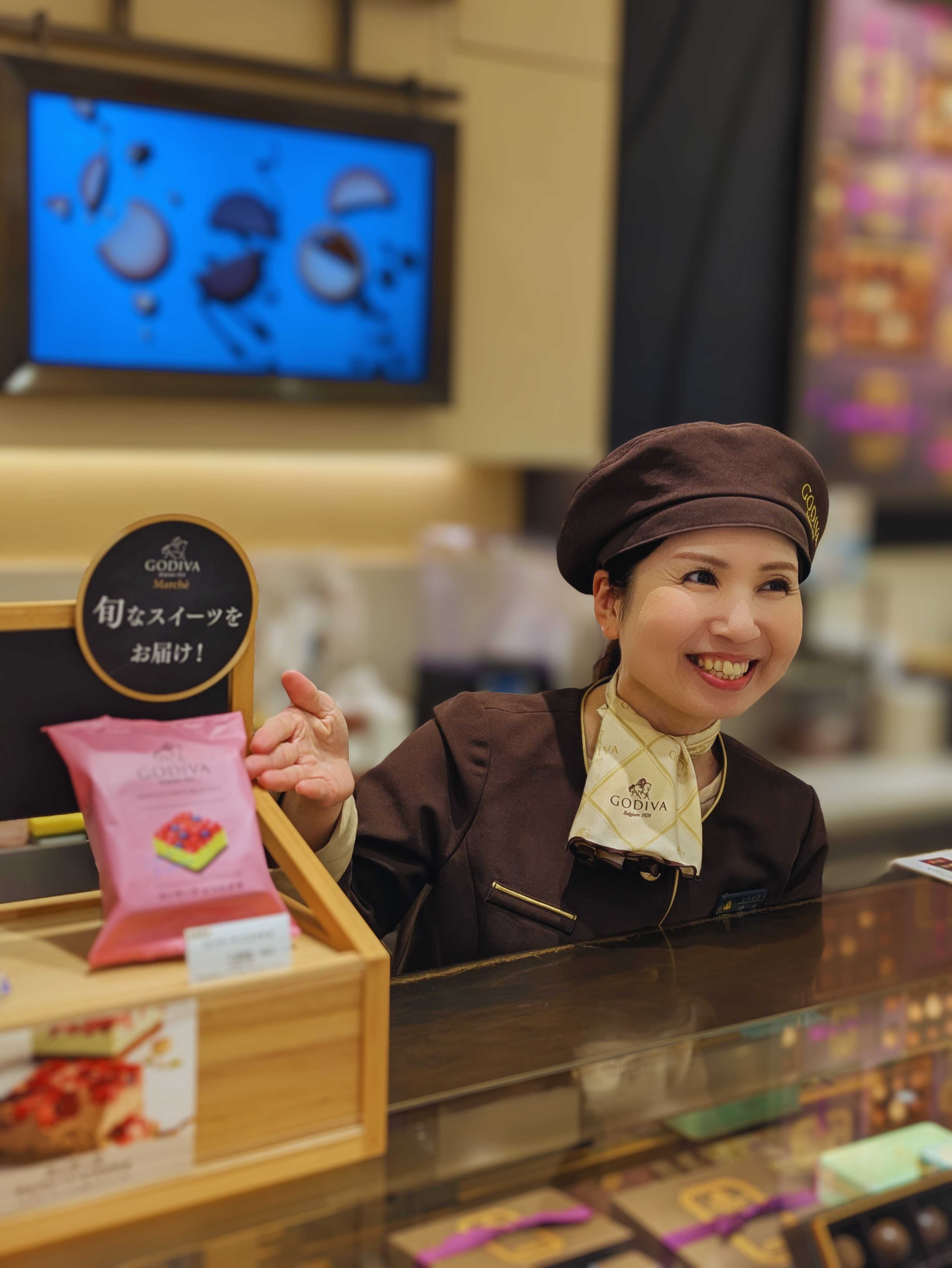 週2日～OK！ゴディバ ジャパンのチョコレート販売スタッフ♪未経験大歓迎！