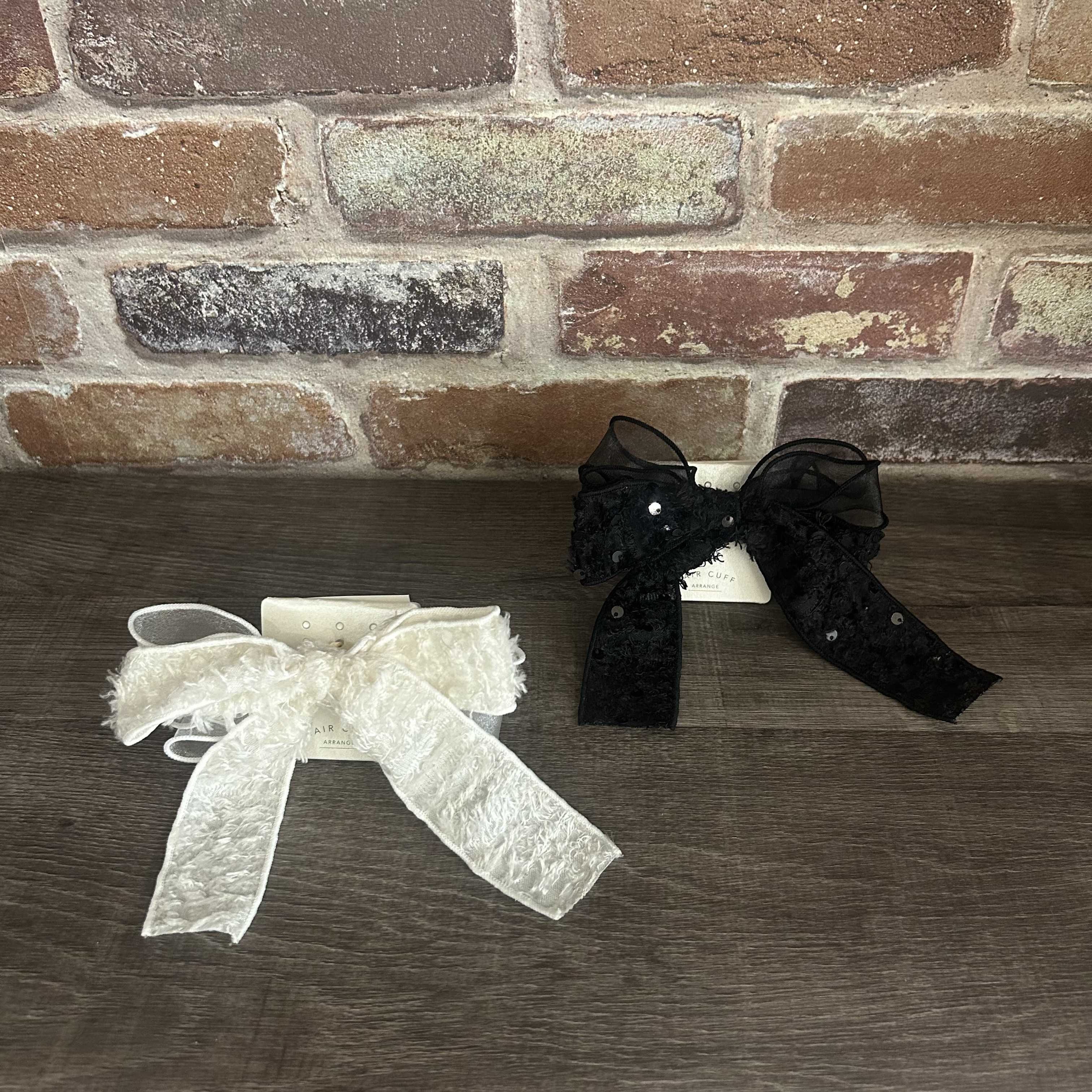 イメージ：シャギーオーガンジーリボンフック