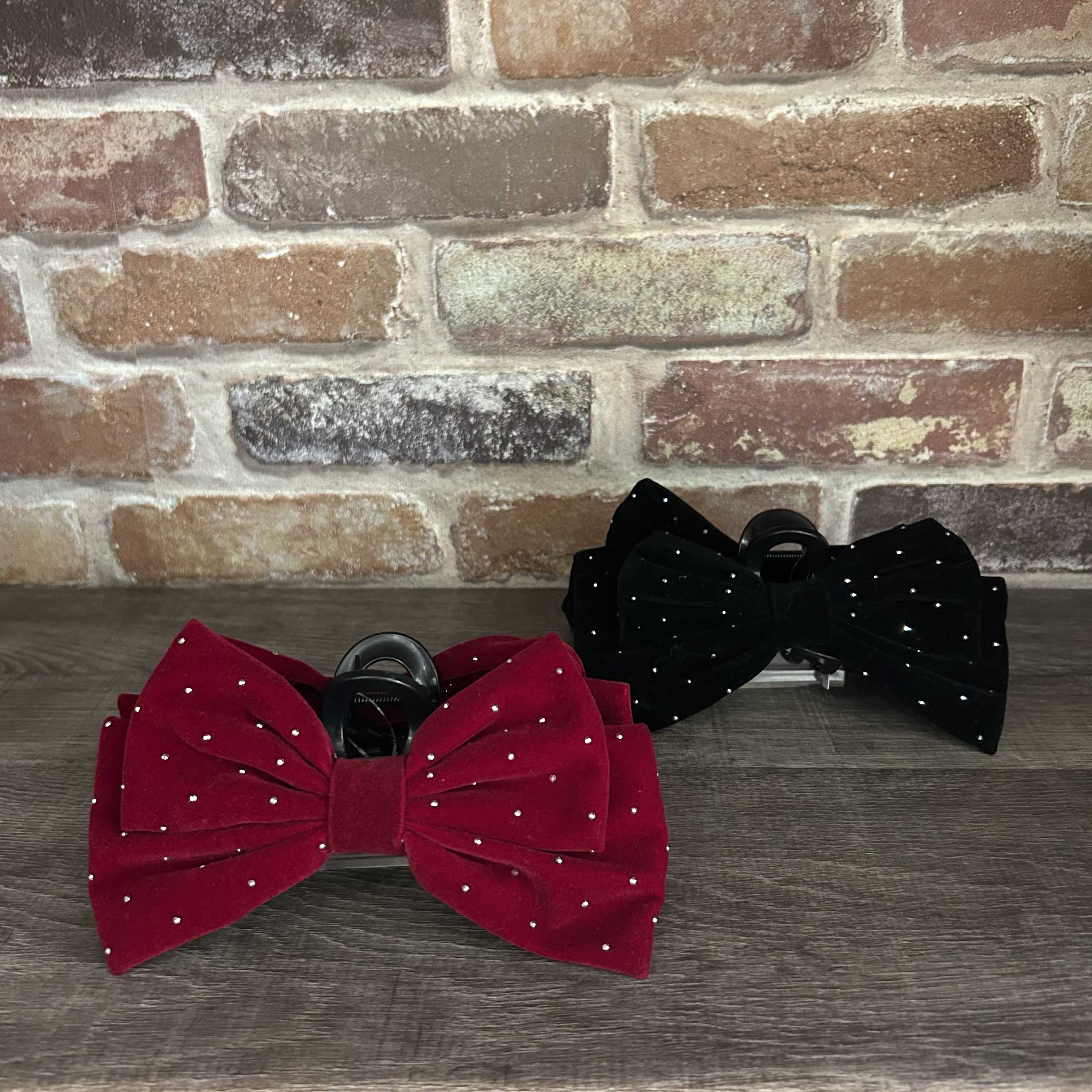 イメージ：スタッズリボンバンスクリップ