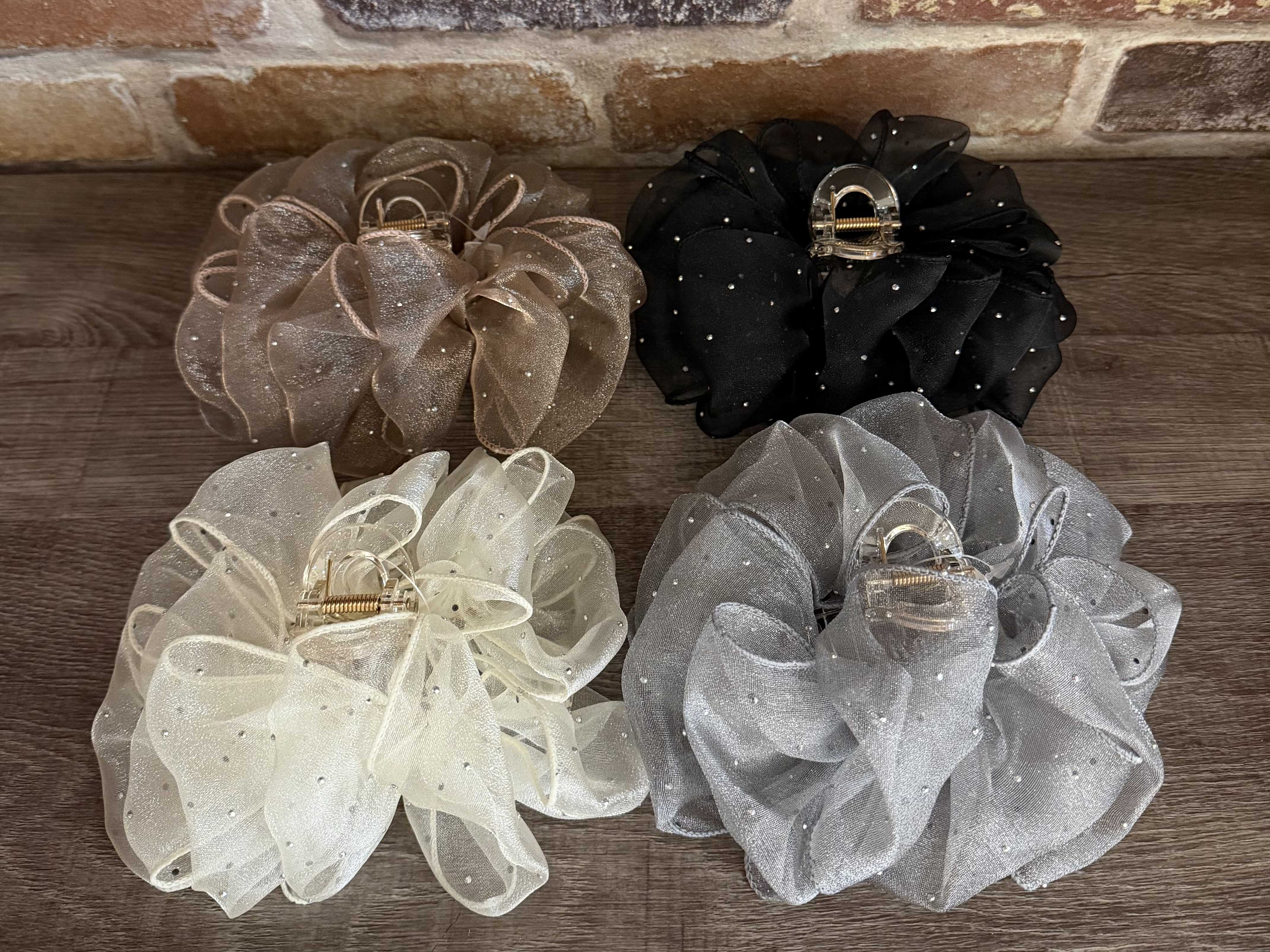 イメージ：スタッズ付きオーガンジーフリルバンス