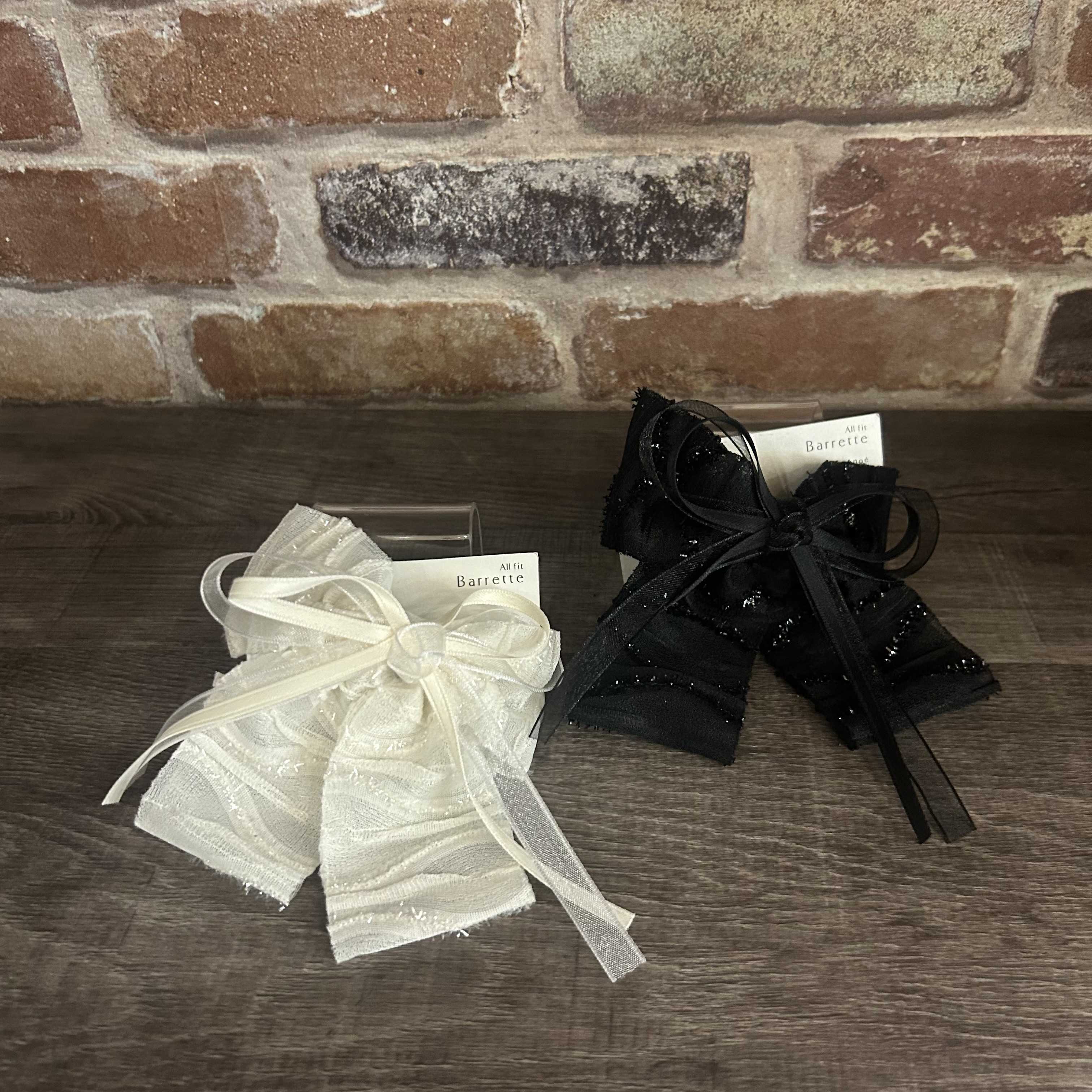 イメージ：オーガンジーリボンバレッタ