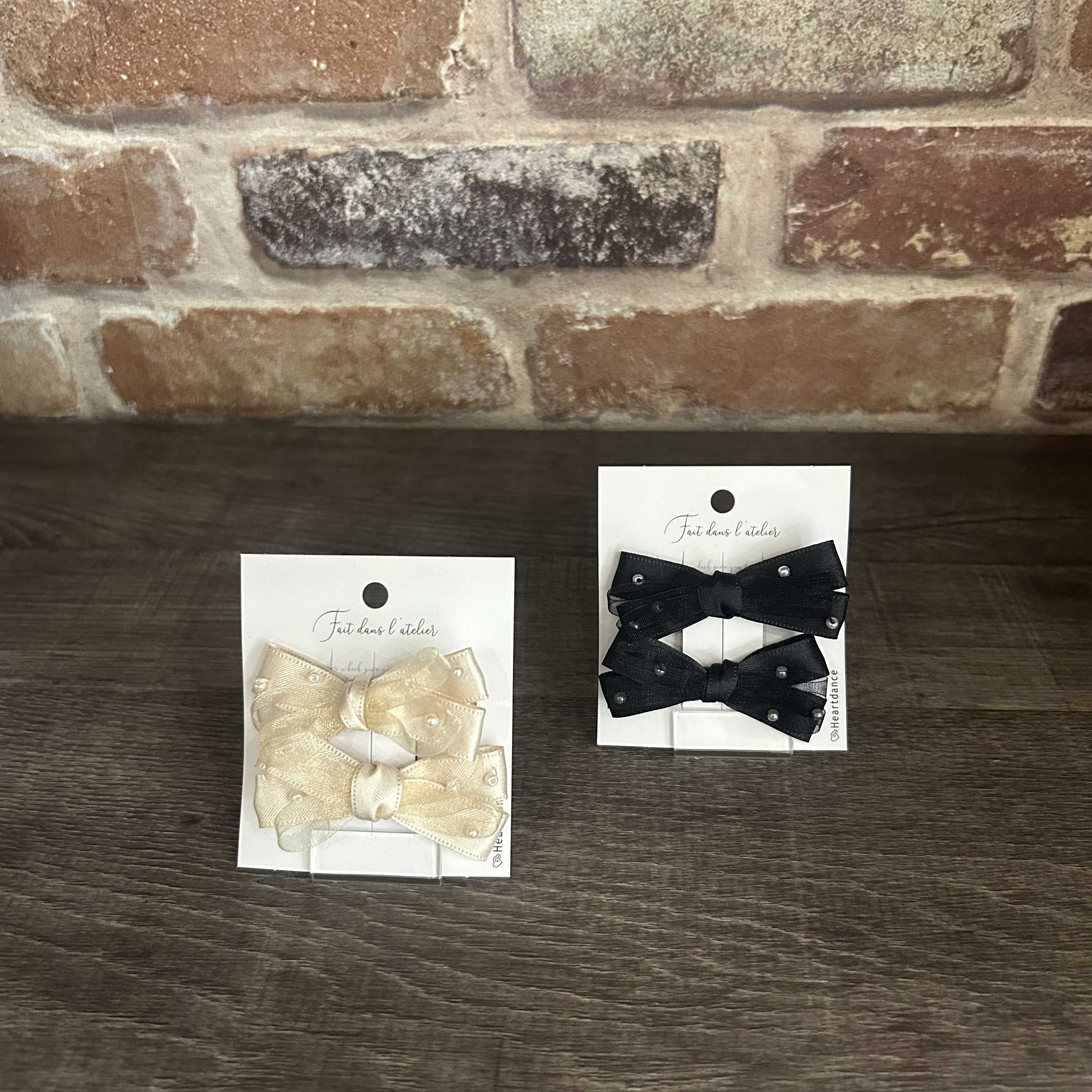 イメージ：パールとばしリボンセットクリップ