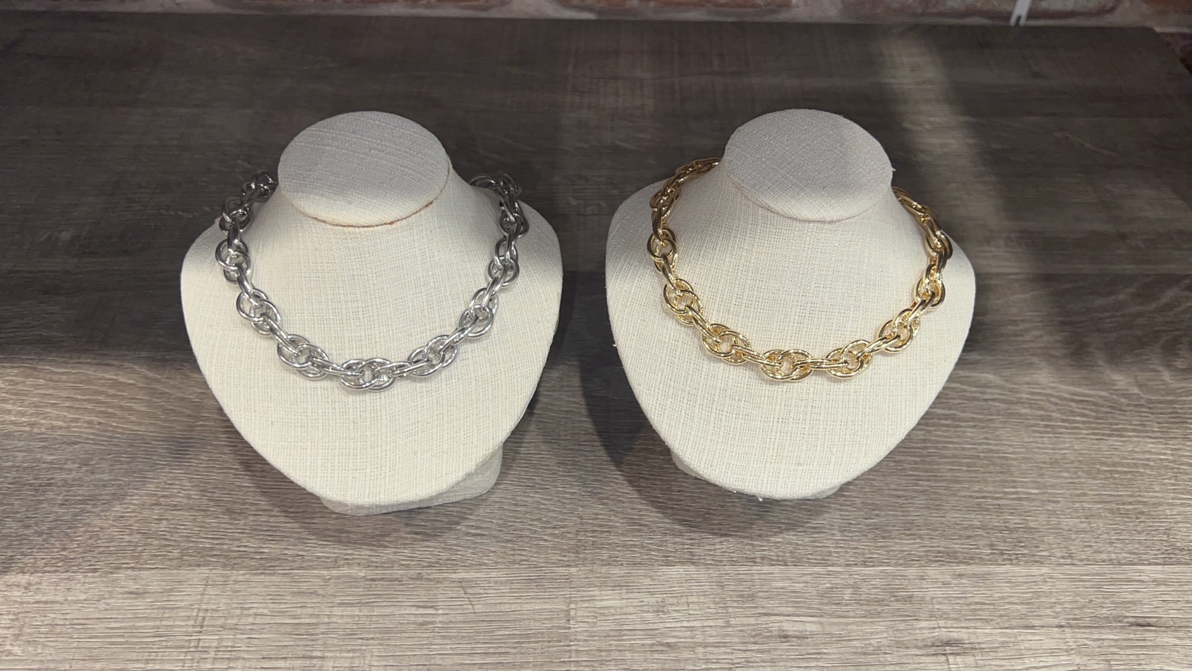 イメージ：太チェーンネックレス