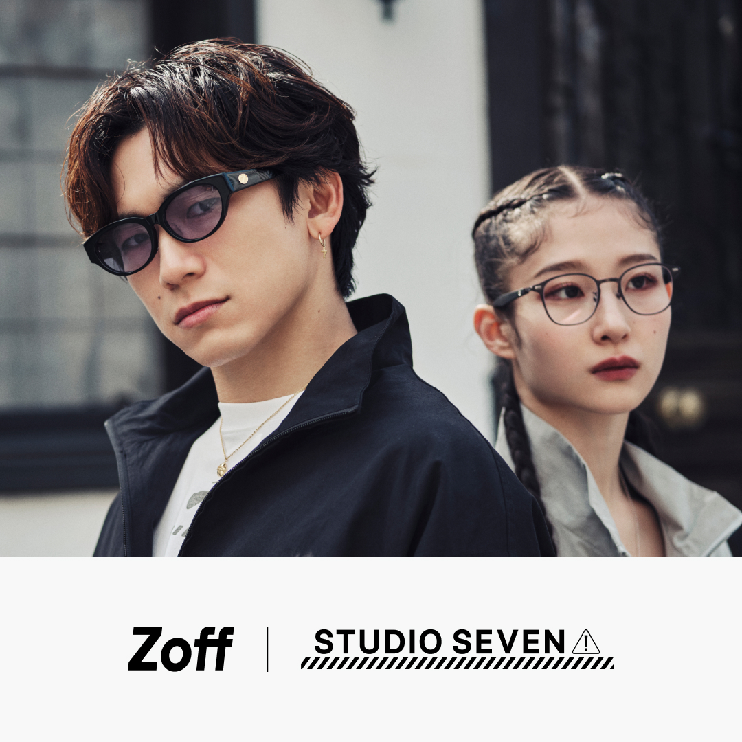 メガネブランド「Zoff」と「STUDIO SEVEN」のコラボレーション第2弾、2025年6月6日（金）より発売