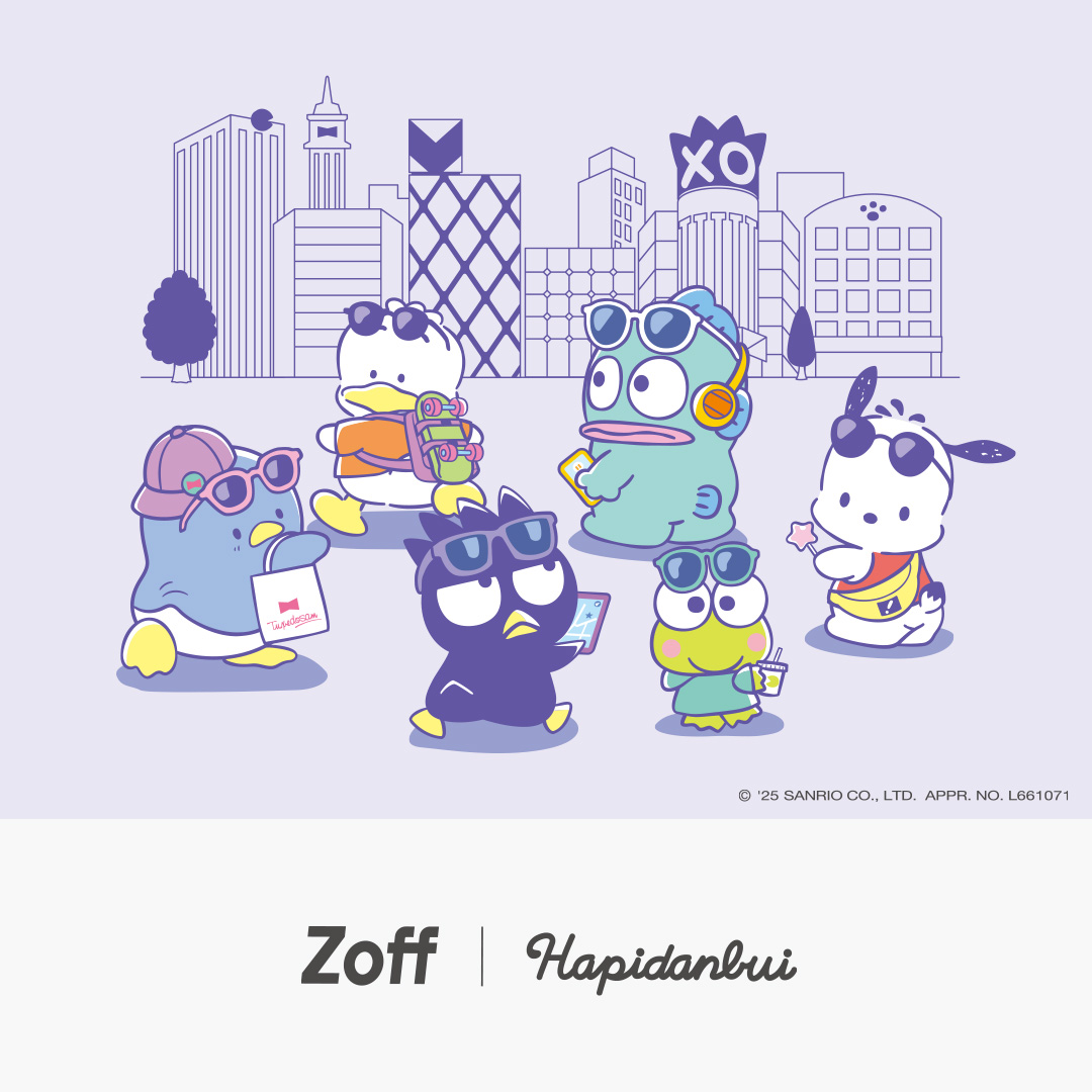 アイウェアコレクション「Zoff｜はぴだんぶい」が登場