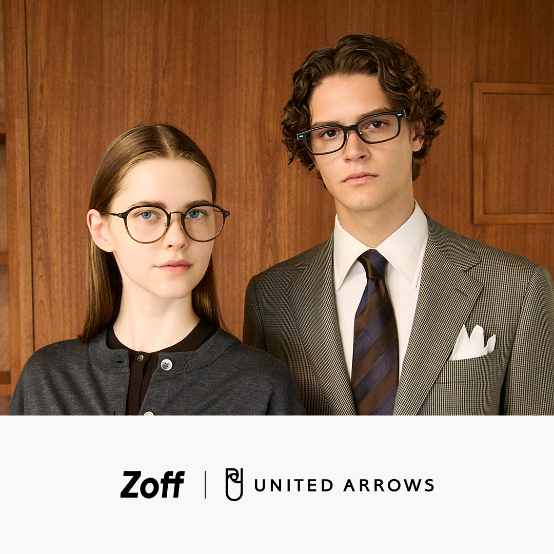 イメージ：メガネブランド「Zoff」×「UNITED ARROWS」2025秋冬 ”ライフスタイルに寄り添う”アイウェアコレクション