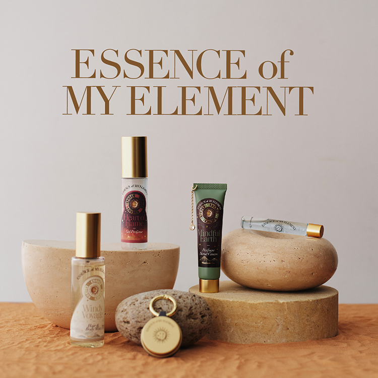 イメージ：ESSENCE of MY ELEMENT　香りの新シリーズが登場！