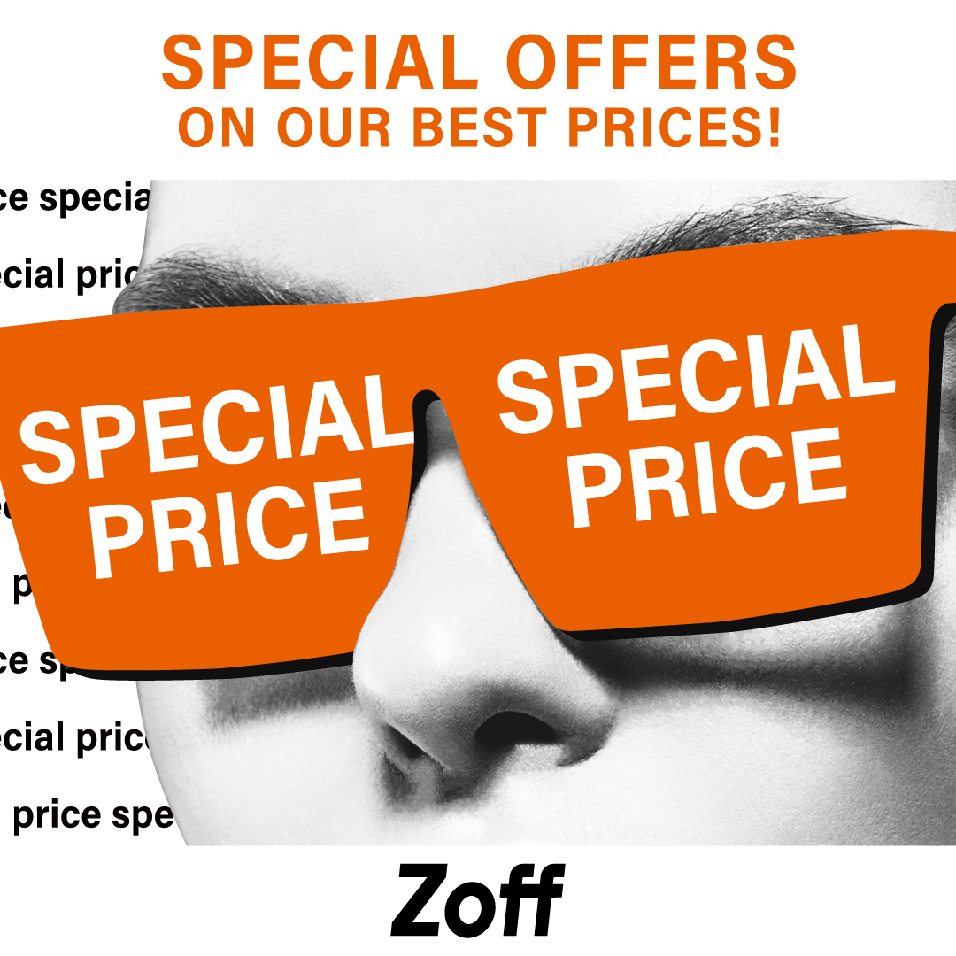 イメージ：フレームやサングラスがSPECIAL PRICE