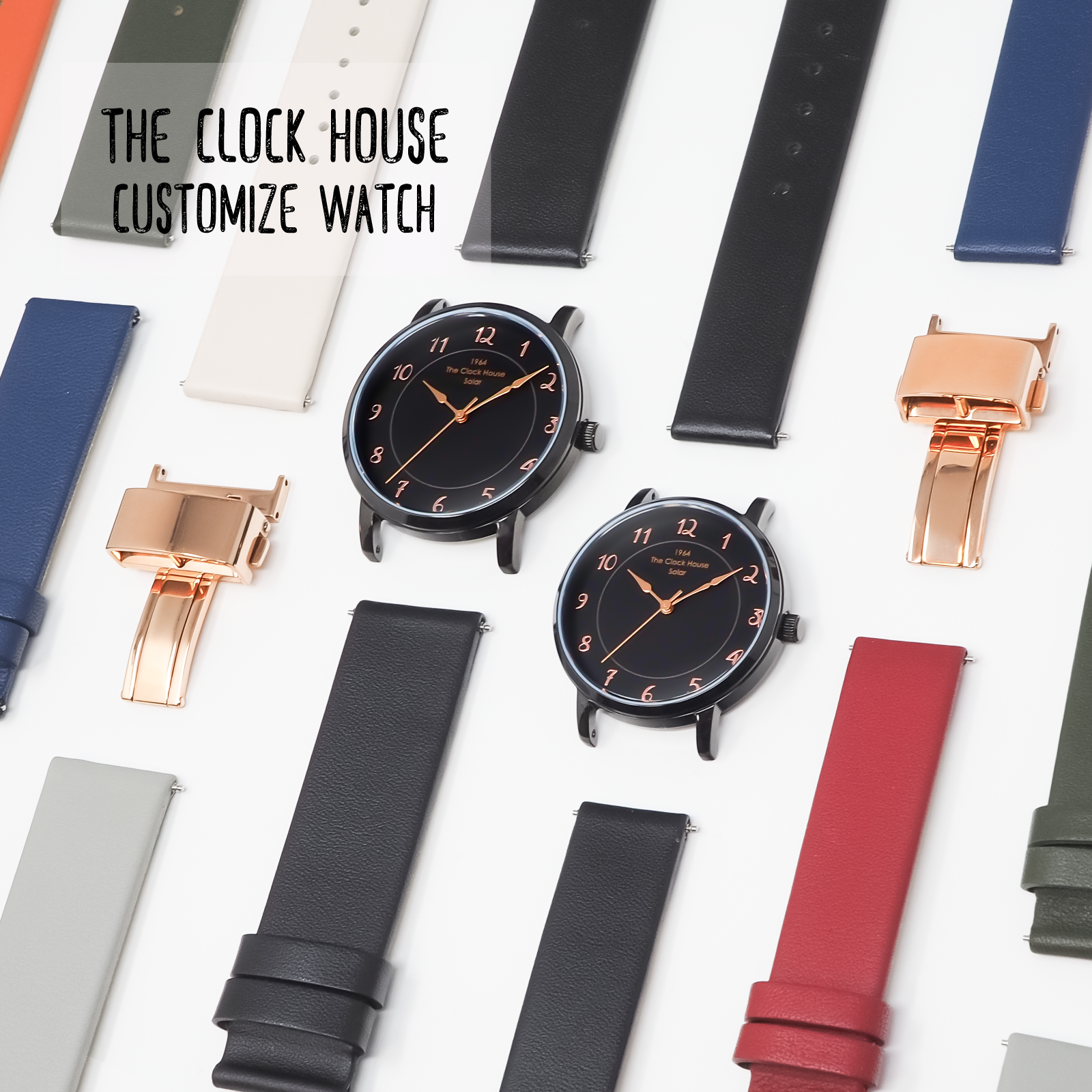 イメージ：THE CLOCK HOUSEカスタマイズウォッチより、手書き風インデックスの三針モデルが発売！