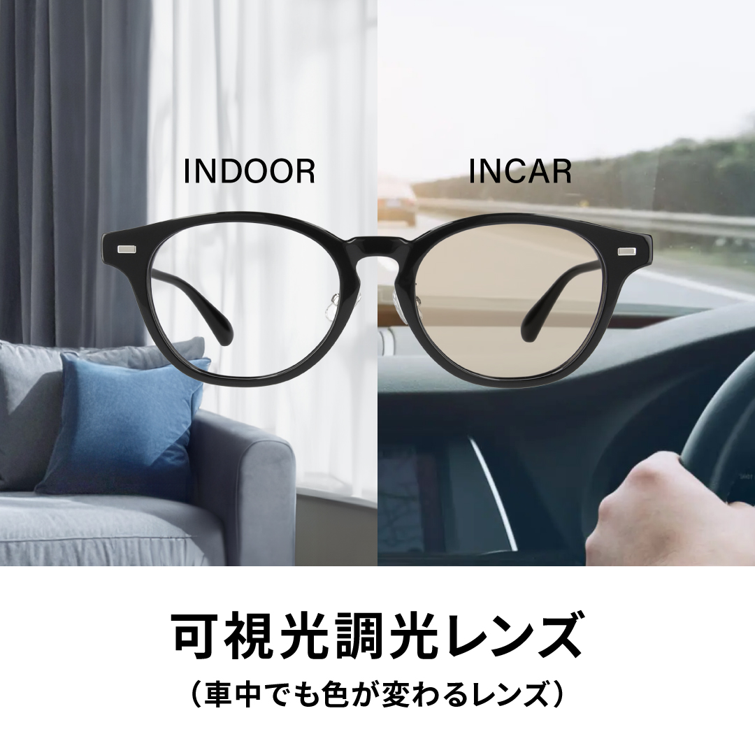 イメージ：Zoffの可視光調光レンズ