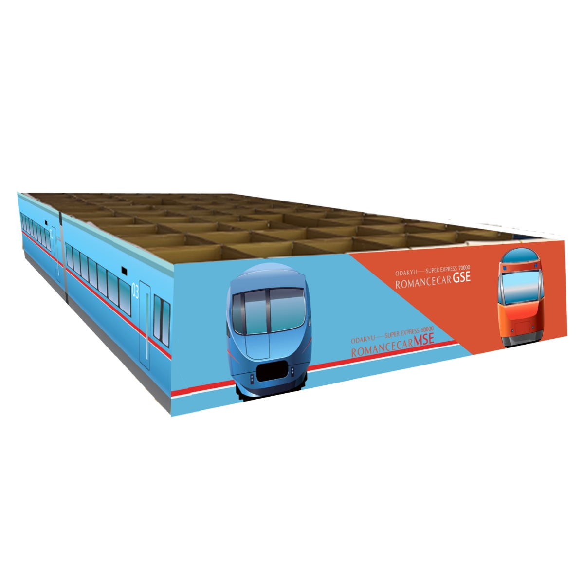 イメージ：エルミロードのGW！ ロマンスカーダンボールめいろに挑戦！