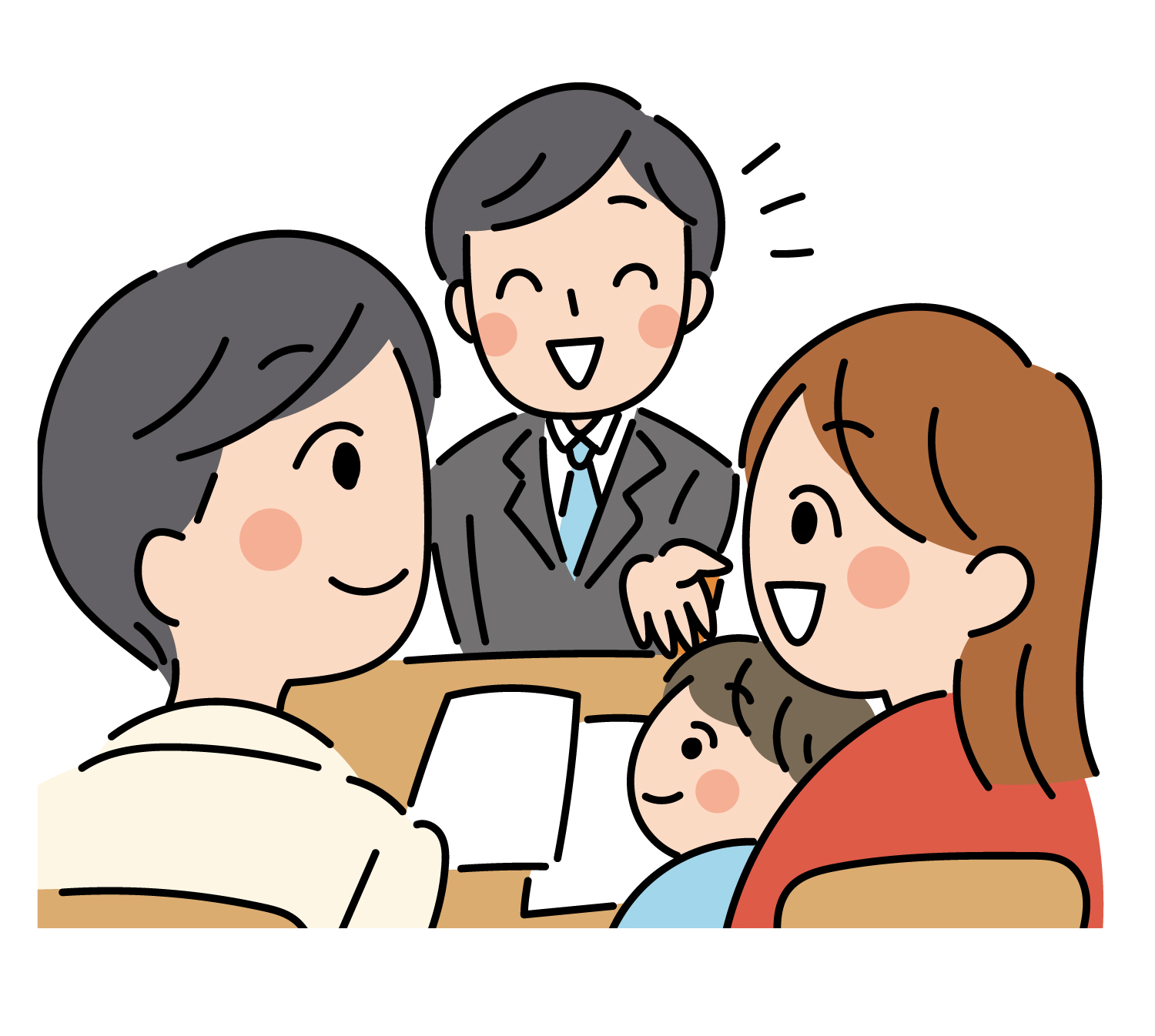 イメージ：学資保険の３つの特徴と加入検討時の７つのポイント