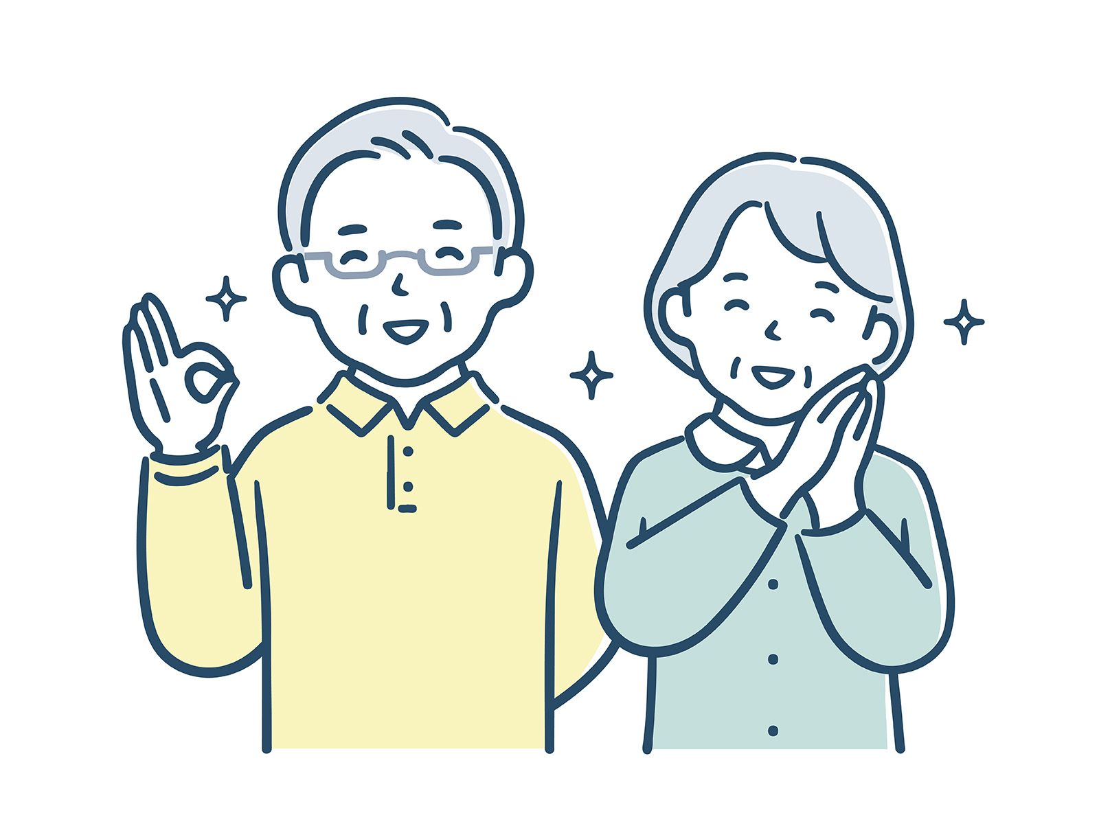 イメージ：老後生活の２大心配ごと、それは「お金」そして「健康」