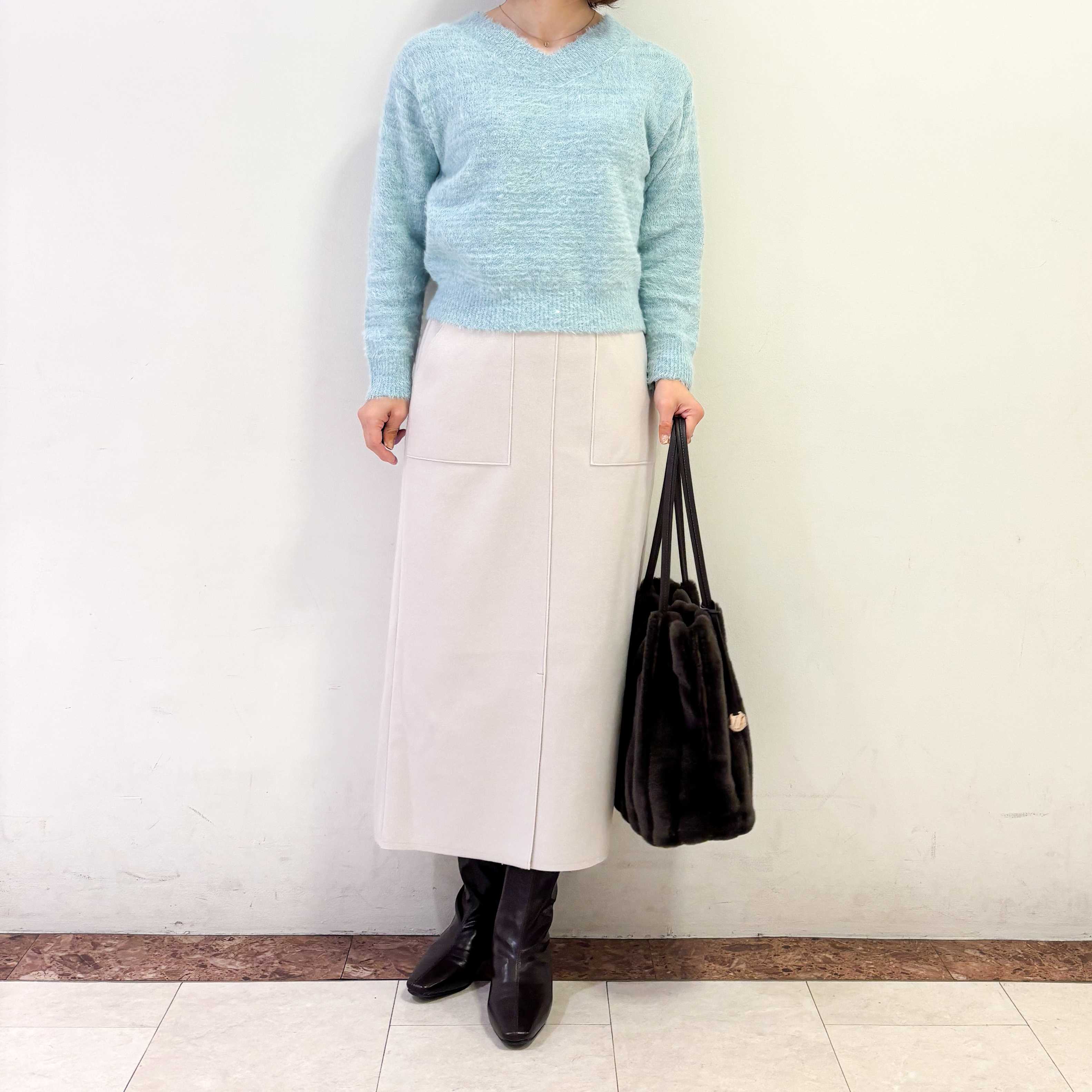 イメージ：ウールライクタイトスカート