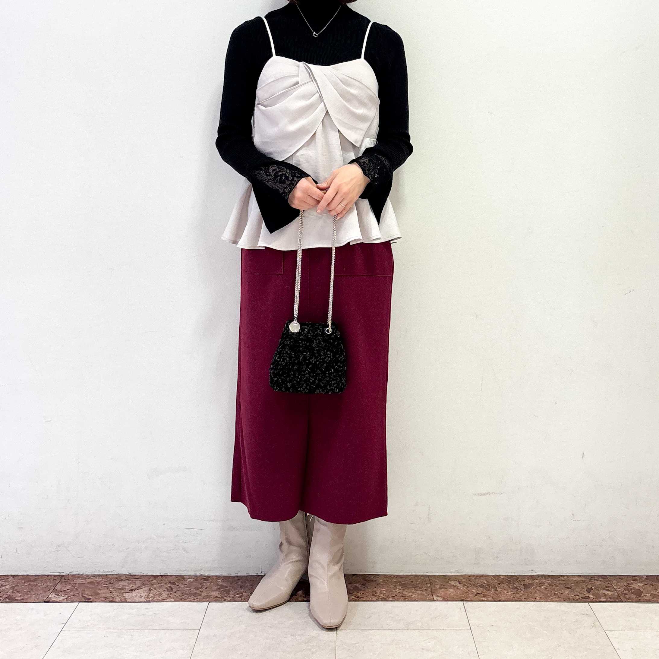 イメージ：ウールライクタイトスカート