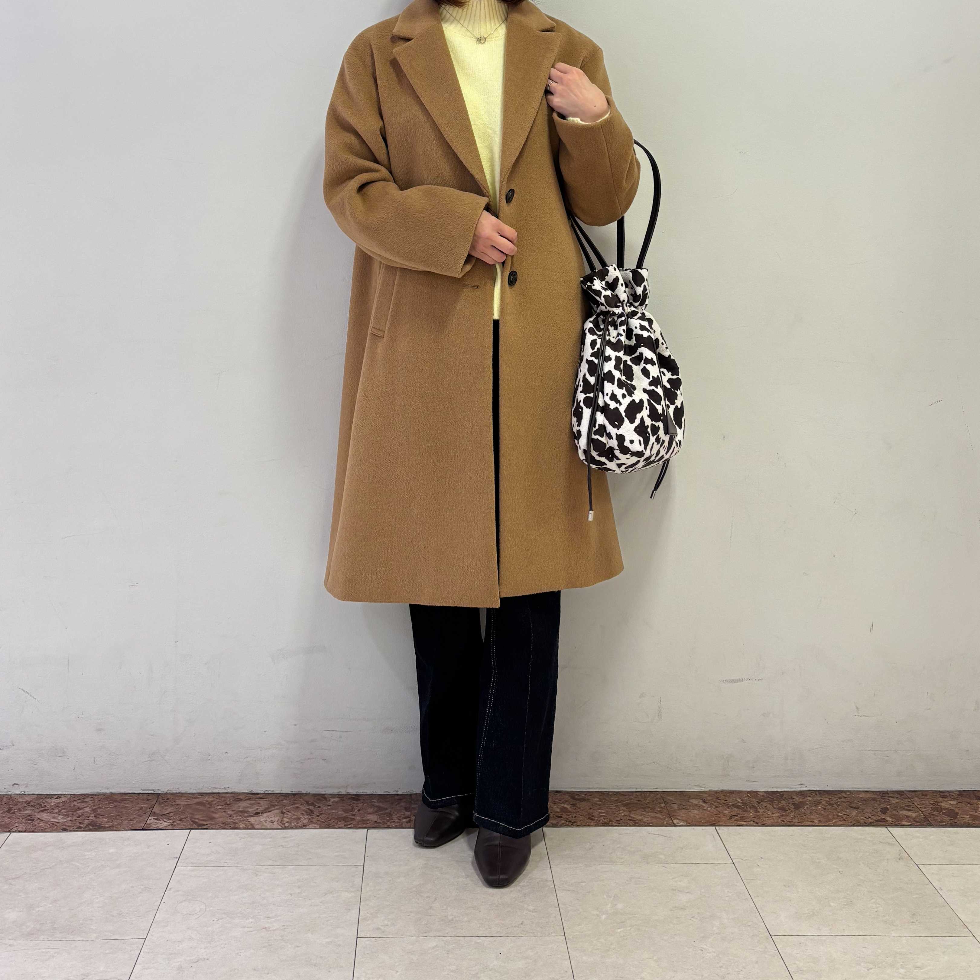 カシミヤブレンドコート