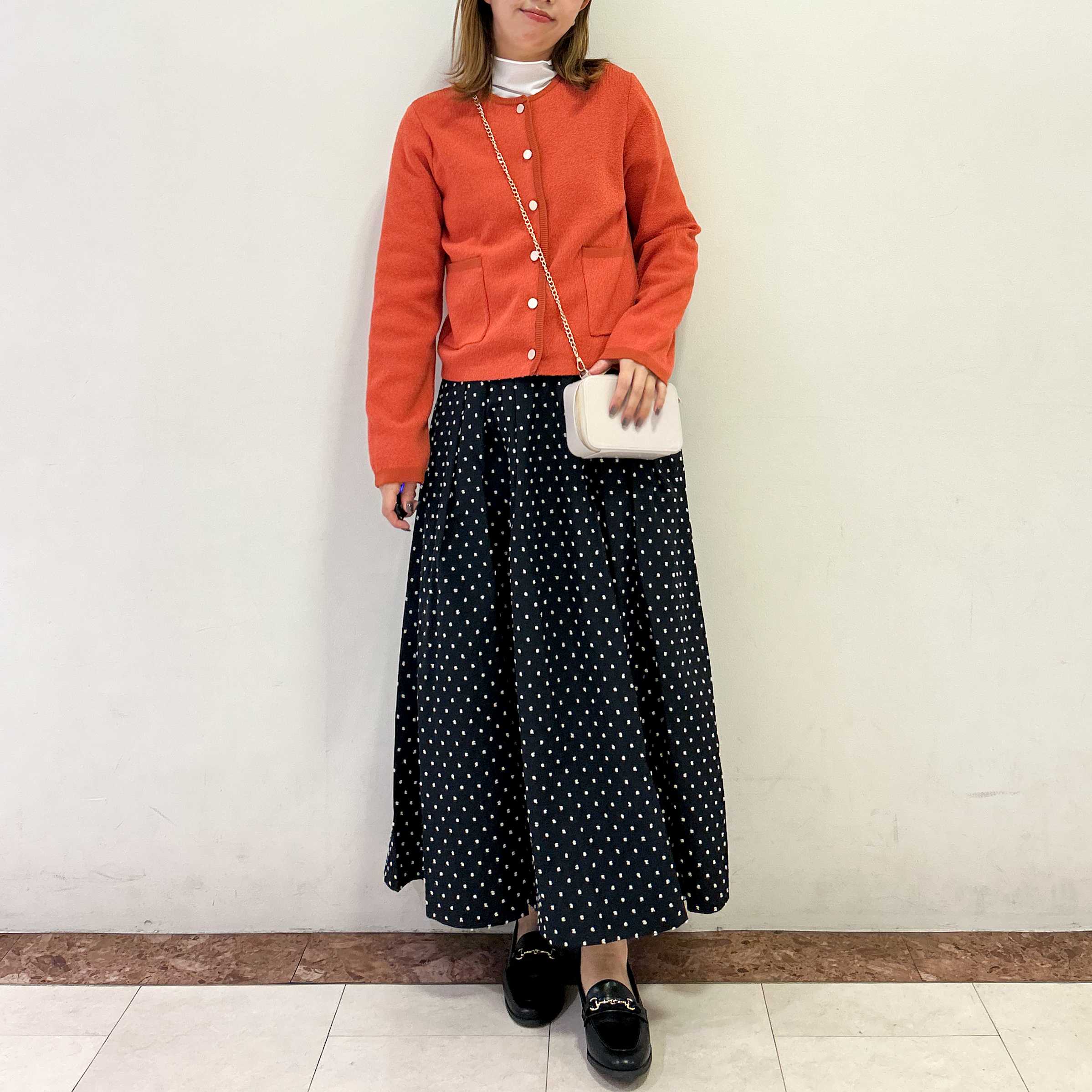 ブークレ金ボタンニットカーディガン