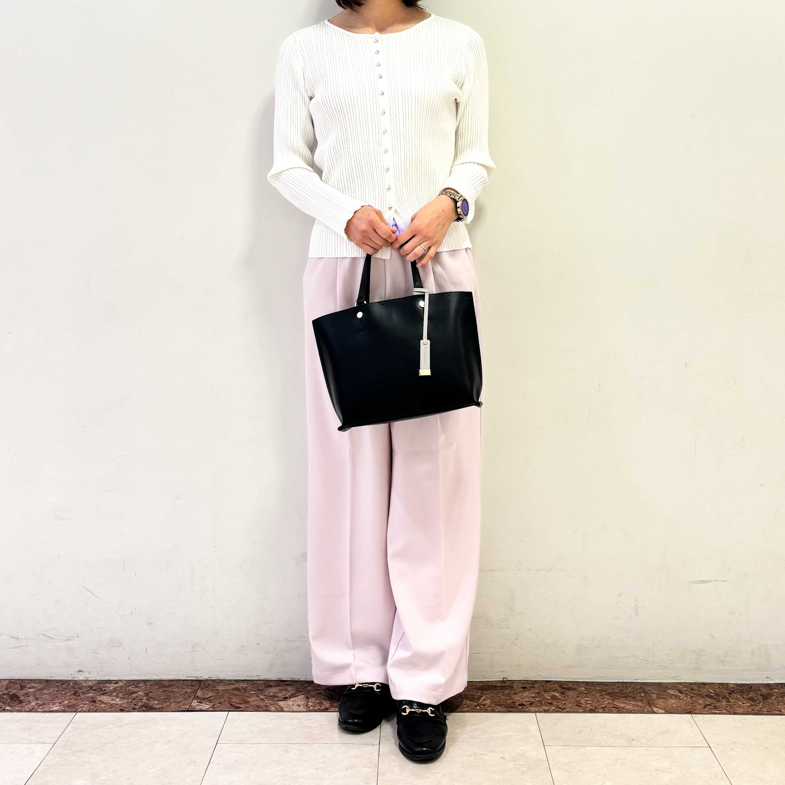 イメージ：リブニットカーディガン