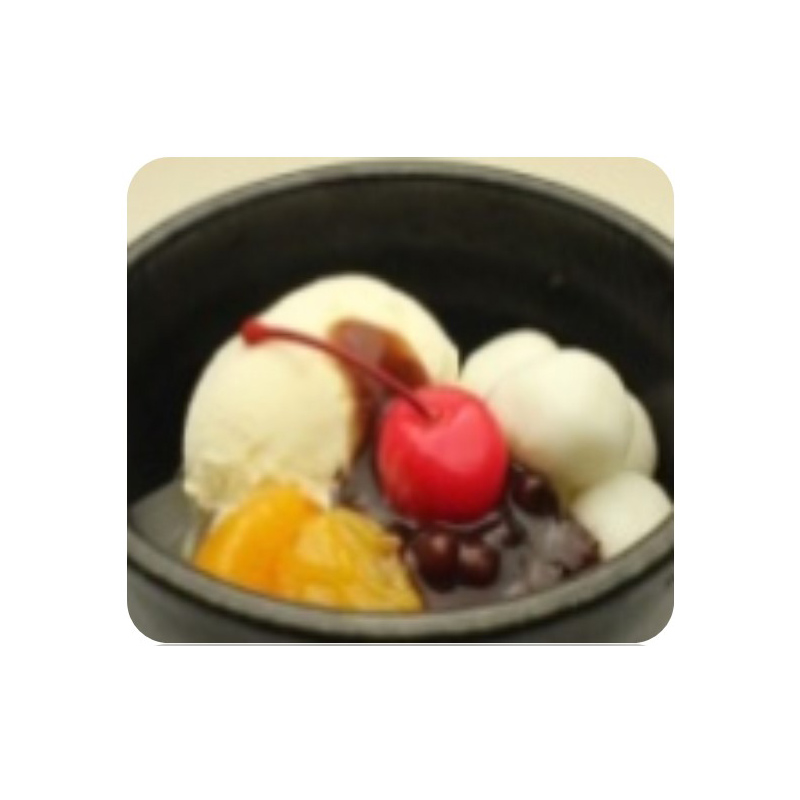白玉クリームあんみつの画像