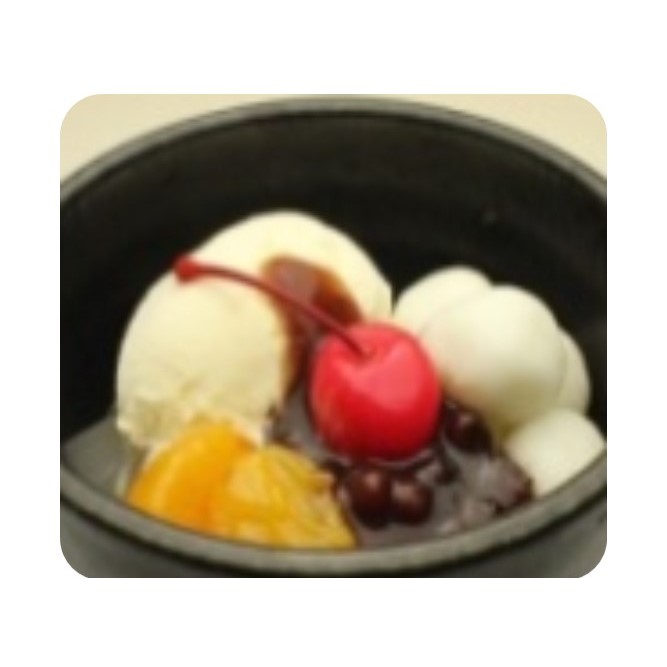 【秋のイチオシ商品】白玉クリームあんみつ
