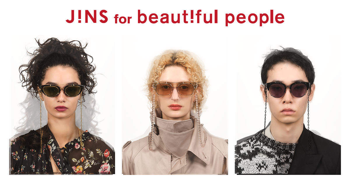 JINS for beautiful people「over engineering sunglasses」
