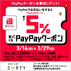 イメージ：PayPayのご利用でPayPayポイントが最大5%戻ってくるキャンペーン