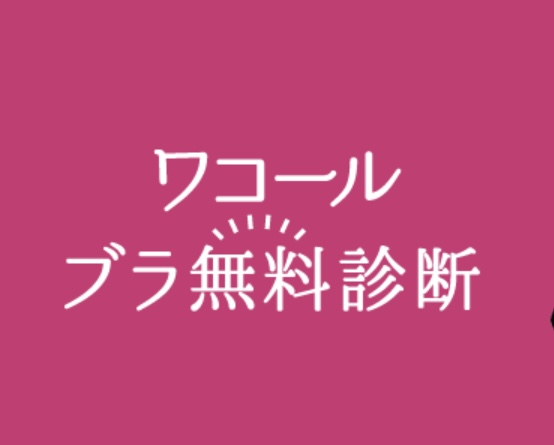 イメージ：【ワコール】ブラ無料診断