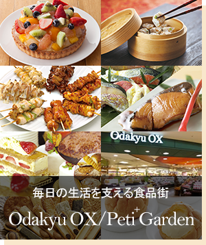 毎日の生活を支える食品街 OdakyuOX/Petit Garden