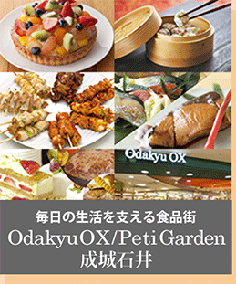 毎日の生活を支える食品街 Odakyu OX / Petit Garden
