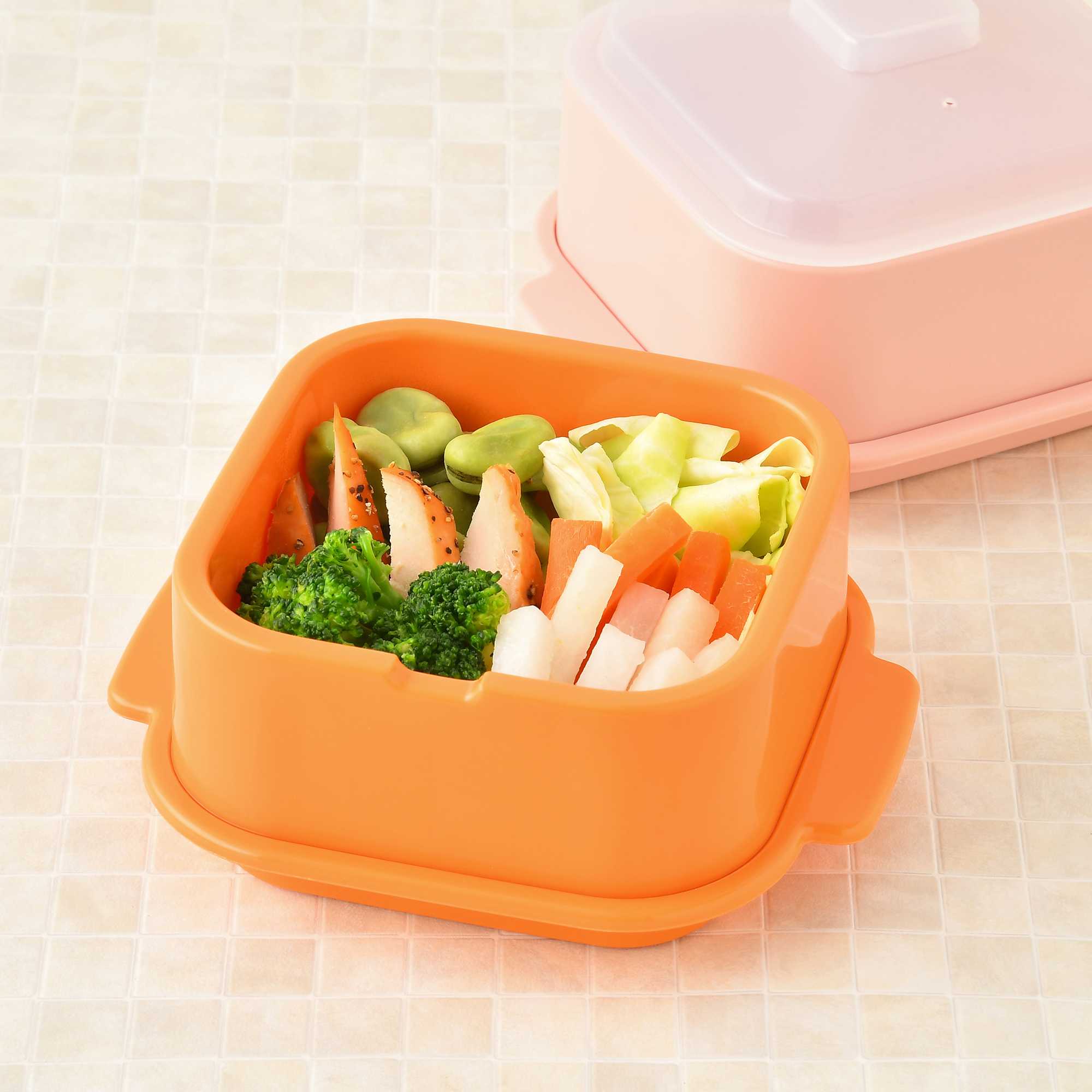 正規激安 スクエアSライン Tupperware 350ml キメ 4個セット 保存容器・ケース