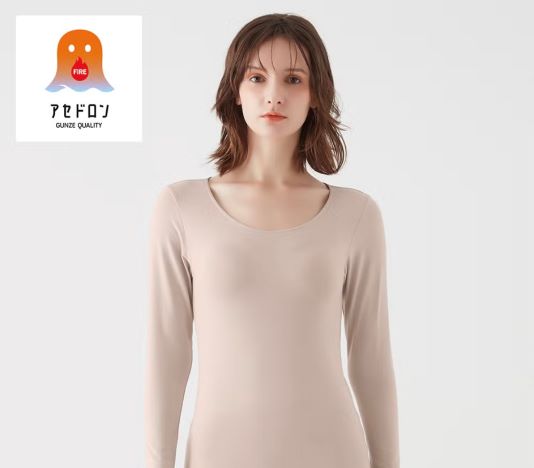 イメージ：汗冷え知らずの、あったか新定番 【ファイヤーアセドロン】8分袖インナー