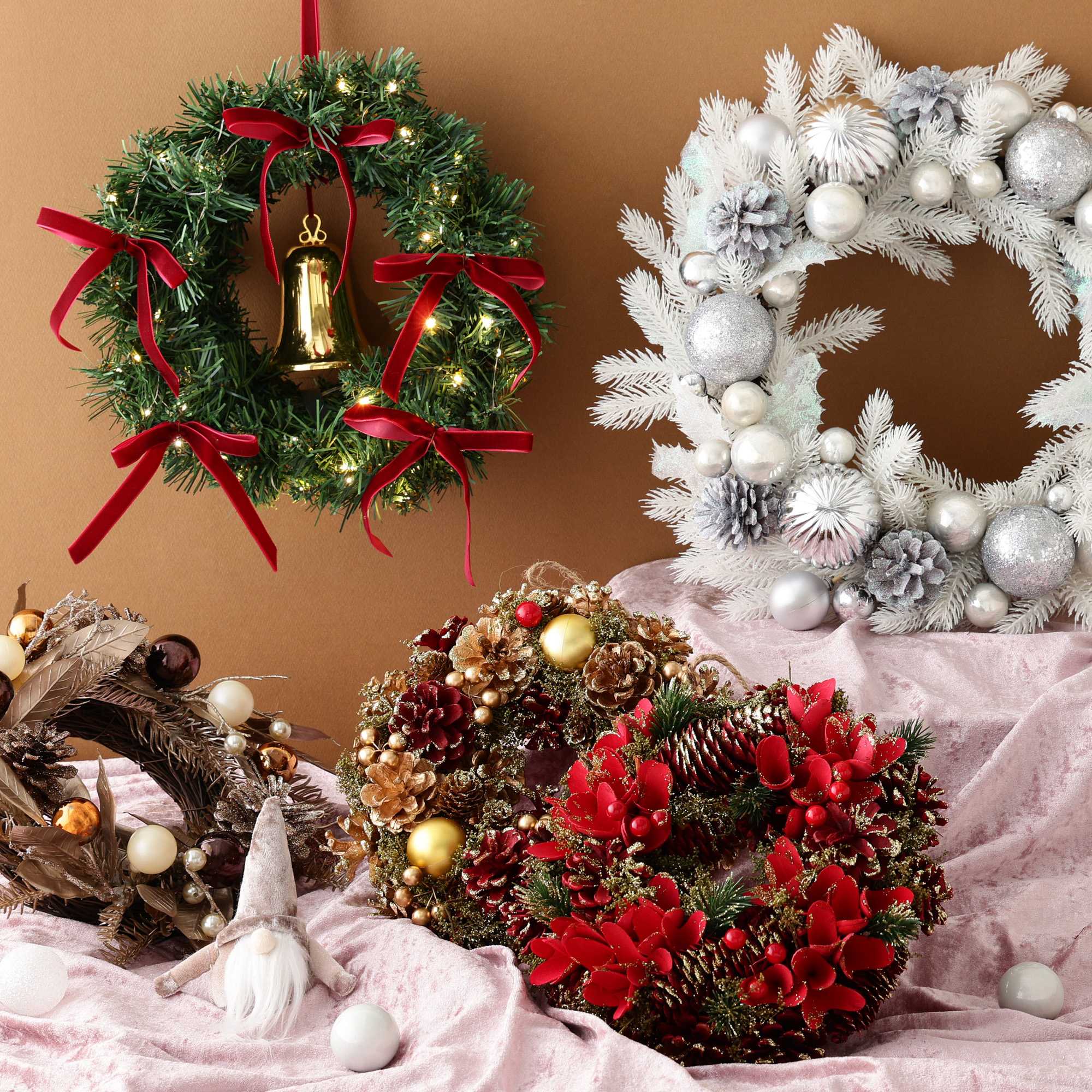 イメージ：さまざまなデザインのリースをご紹介☆