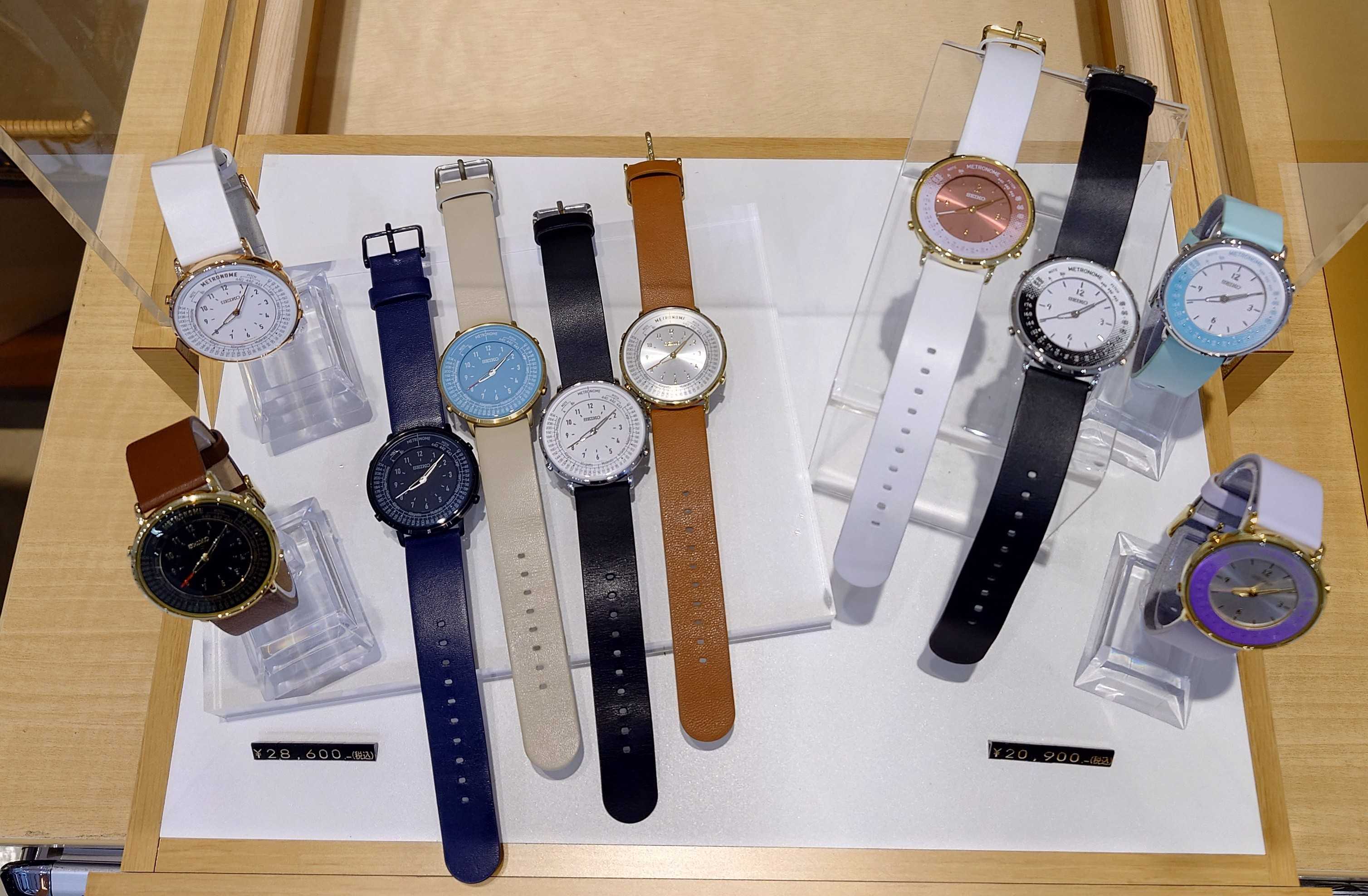 イメージ：SEIKOメトロノームウォッチ　期間限定販売中！