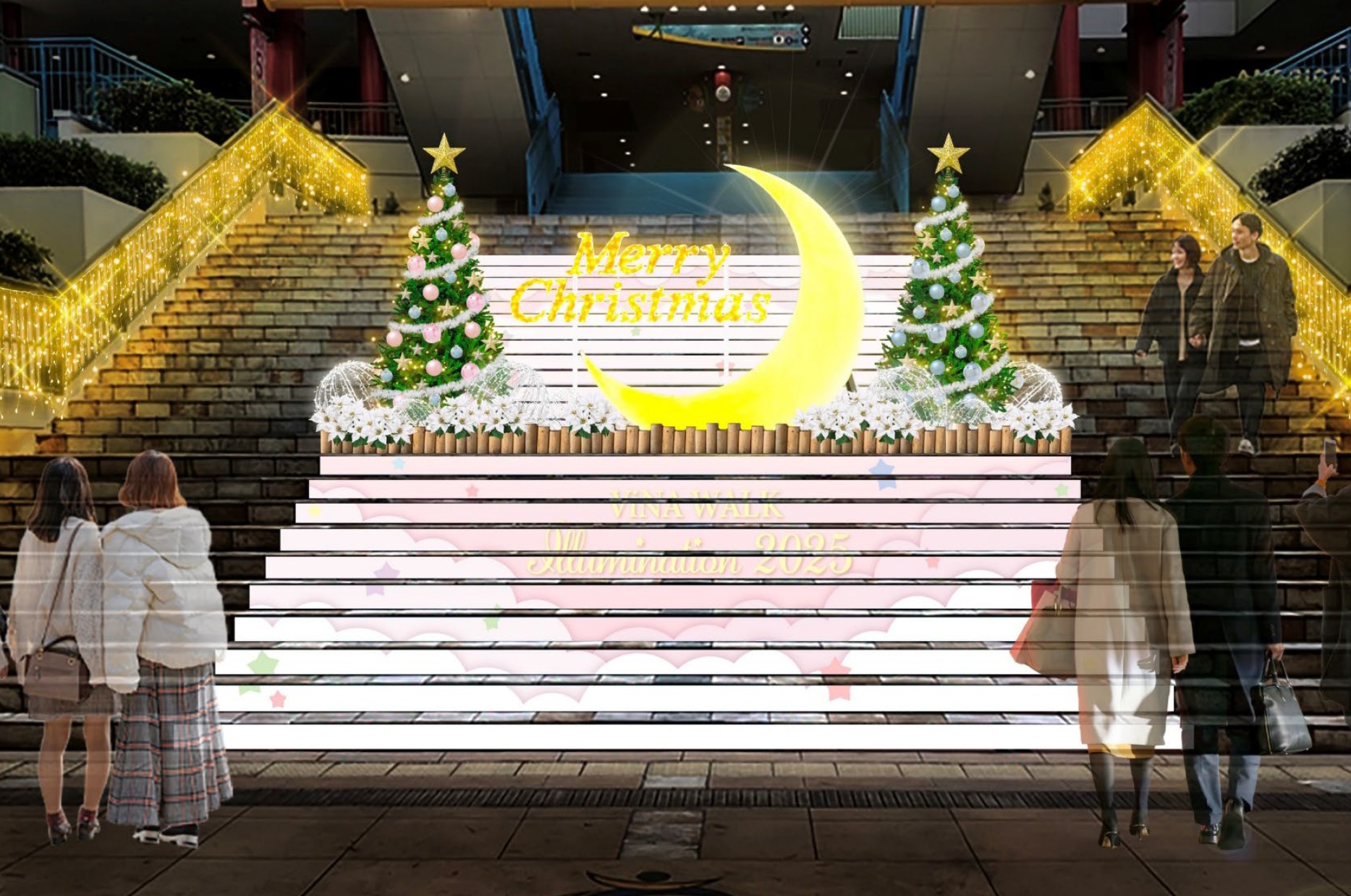 イメージ：ViNAWALK Illuminations 2025