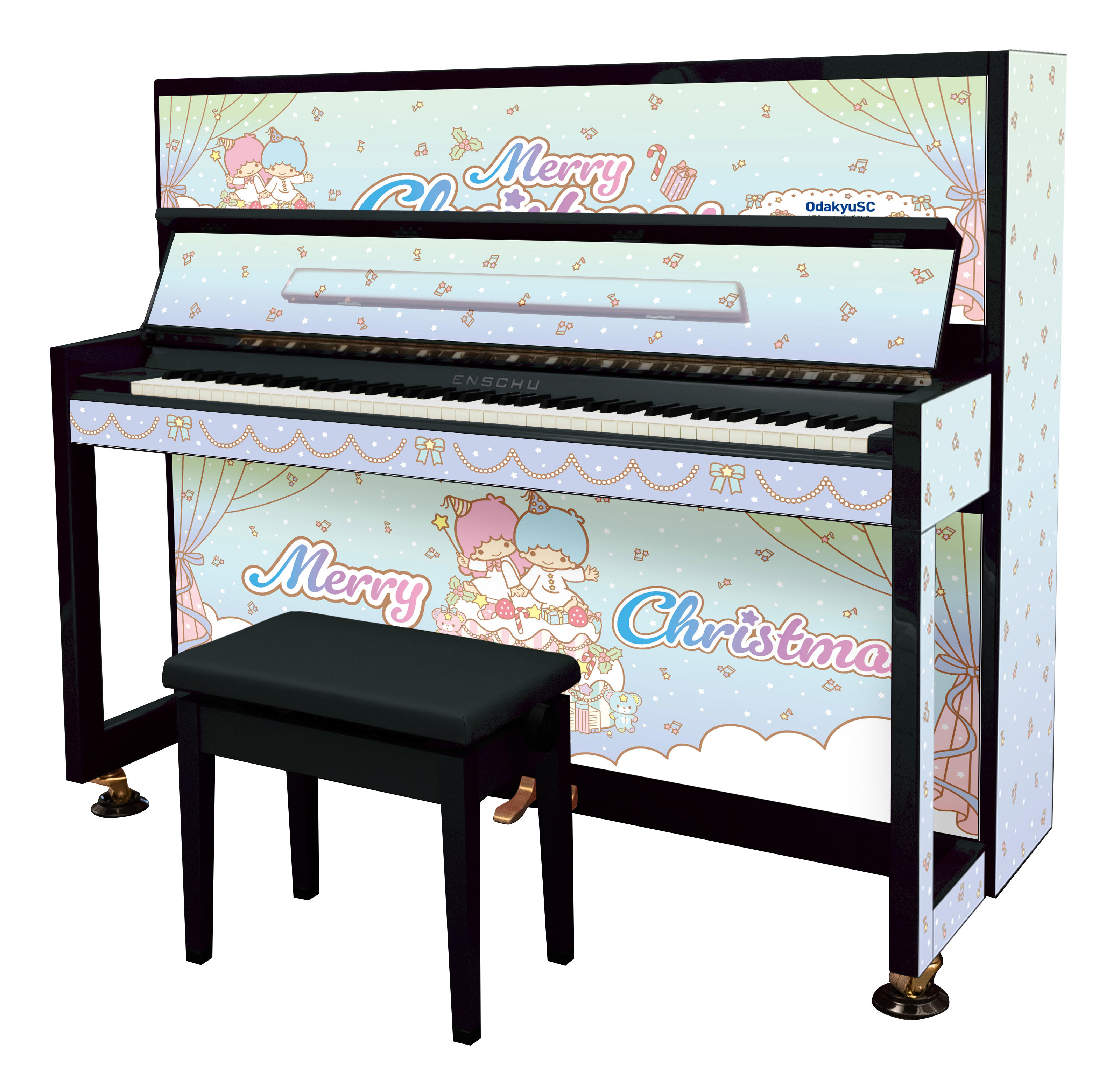 イメージ：「リトルツインスターズ」ストリートピアノ