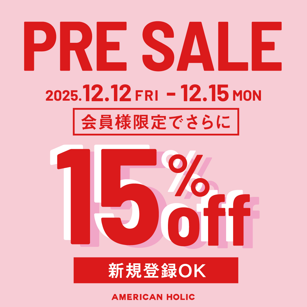 イメージ：PRE SALE本日より開催です！